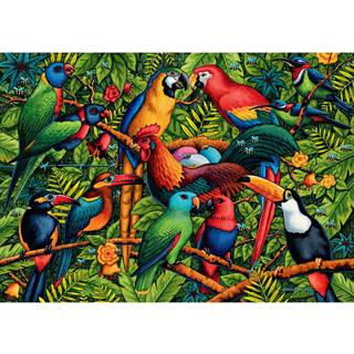 Buffalo Games - Eric Dowdle - Birds of a Feather - 300 Piece Jigsaw Puzzle For voksne, der udfordrer puslespil perfekt til spilaftener - Færdig s