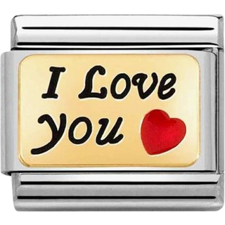 Nomination I Love You Charm - Gold