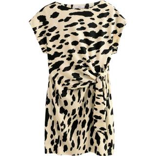 Next Textured Drape Slips Front Mini Kjole - EU 50 (UK 22)