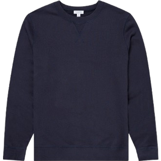 Sunspel Cotton loopback sweatshirt - black - EU 46