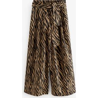 Next Animal Tie Waist Wide Leg Trousers