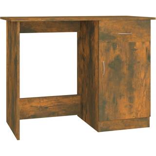 Skrivebord 100X50X76 Cm Konstrueret Træ - Røget eg