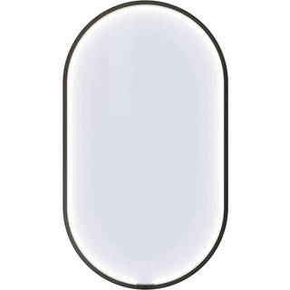 Dansani Moon ovalt spejl med LED-lys. Matsort 60x105
