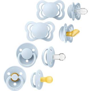 Bibs Pacifiers Try-It Collection Size 1 Baby Blue (4 stk)