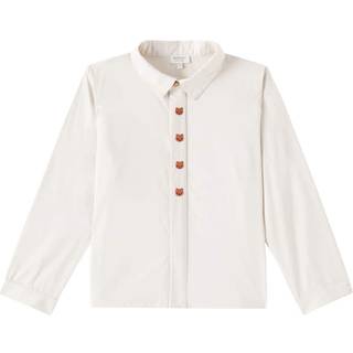 Donsje Lauden embroidered cotton shirt - white - Y 6/7