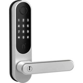 Nimly Touch Pro Elektroniskt dørlås med fingeraftrykslæser - Sort/Sølv