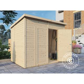 Redskabsskur Redskabsrum Haveskur i træ, Bertilo Timmo 4, 2,39x1,81x2,1m, 4,32m²