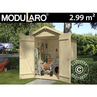 Redskabsskur Redskabsrum Haveskur i træ Heinola 1,7x1,76x2,13m, 13mm,2,99m²,Natur