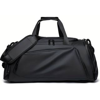 TEMU Large Capacity Sports Tote Backpack, Multi-functional Hiking Daypack With Independent Shoe Compartment, Dry And Wet , Adjustable Strap, Nylon Material, Ideal For Outdoor Camping And Fitness