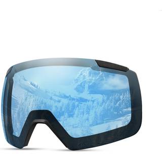 Overorme skibriller Heron Replacement Lens Magnetic Easy Lens Swap Anti-Fog OVP Lens Wide Feild of Vision Lightblue VLT 60%