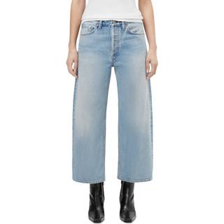 Agolde Arc cropped mid-rise wide-leg jeans - blue - L-XL