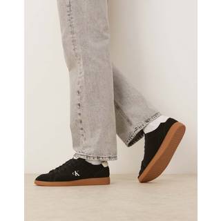 Calvin Klein Calvin Klein Black Low Profile Cupsole Leather Trainers