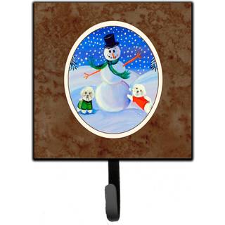 """" Caroline's Treasures Snowman Bichon Frize Leash eller Key Holder 7145SH4 Lille Multicolor """"