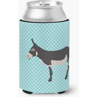 """" Caroline's Treasures American Mammoth Jack Donkey Blue Check Dekorativ kan hugger flerfarvet """"