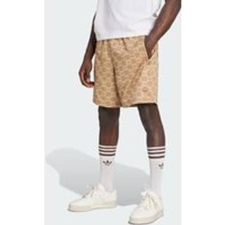 Monogram almindelige mesh shorts - Cardboard - L