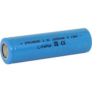 Japcell 18650 Li-FePO4 3.2V batteri 1600mAh