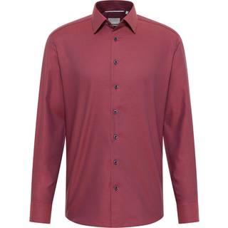 MODERN FIT Shirt in burgundy structured