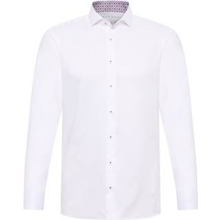 SLIM FIT Performance Shirt in white structured