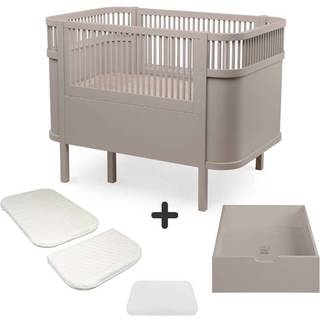 Sebra Sengen - Klassisk - Baby & Jr. - Jetty Beige - Bundle 3