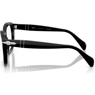 Persol Unisex PO0082V 95 Optiske stel Acetat Sort Transparent Pillow Normal