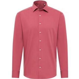 MODERN FIT Performance Shirt in rusty red plain