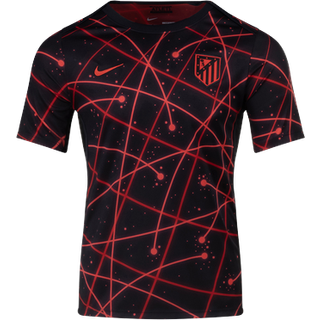 Atlético Madrid Academy Pro Nike Dri-FIT-opvarmningstrøje til fodbold med korte ærmer til mænd - sort - XXL