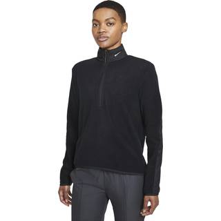 Langærmet Nike Therma-FIT Victory-golftop med 1/2 lynlås til kvinder - sort - L (EU 44-46)