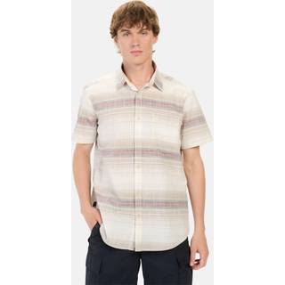 camel active Herren Kurzarmhemd rot gestreift