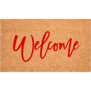Calloway Mills Cursive Welcome D?rm?tte R?d (24"" x 36"""")