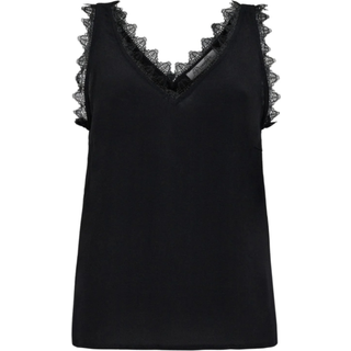 Co'couture Perincc Lace Singlet Toppe & T-Shirts 35833 96-Black (SMALL)