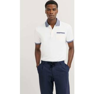 bugatti Herren Polo-Shirt weiß - weiß