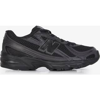 New Balance Børn 740 BUNGEE LACE i Sort Synthetic, Størrelse 28.5