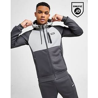 McKenzie Mount Poly Full Zip Hoodie, Charcoal - L