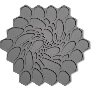 MODERN-TWIST 7 X 7 HIVE SILICONE TRIVET VARME RESISTANT OP TIL 675F Non Slip beskytter tabel mod varmecementpakke p? 1