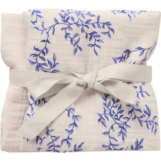 Garbo & Friends Jardim Musselintæppe 2-pak 60x60 Cm - Babytæpper Økologisk Bomuld Blå - GF2122222-8700-1021GL