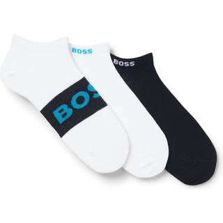 Pakke med tre par strømper med ankellængde i bomuldsblanding