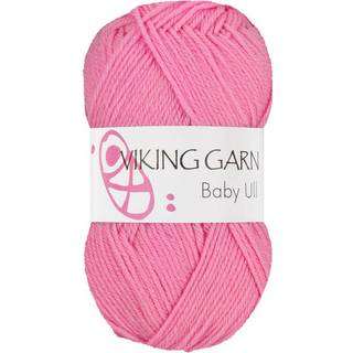 Viking Baby Ull 361 Stærk rosa Indhold: 100% Merino Superwash uld Vægt/længde: 50 g = ca. 175 meter Anbefalede pinde: 3 mm Strikkefasthed: 10 cm = 28 m Finvask, max 40°C / Brug aldrig skyllemiddel / Tørres fladt.
