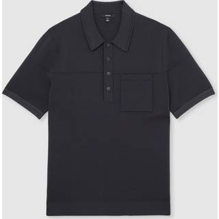 Reiss Blinker Press-Stud Seam-Detail Polo-skjortersmall