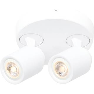 Razza loftspot, hvid, Ø 26,5 cm, 2-lys, metal