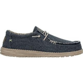HeyDude Wally Braided Sneaker Herrer størrelse 44 farve blå/beige