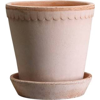 Bergs Potter Helena Krukke Med Underkop 16 Cm - Krukker Terrakotta Quartz Rose - ITA-HCQ16S-6