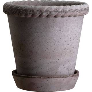 Bergs Potter Emilia Krukke Ø16 Cm - Krukker Terrakotta Grå - EG16S