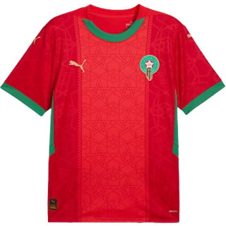 Men&#39;s Puma Morocco 2025 Home Jersey, Red, Size XXL, Clothing - Archive Green - XXL