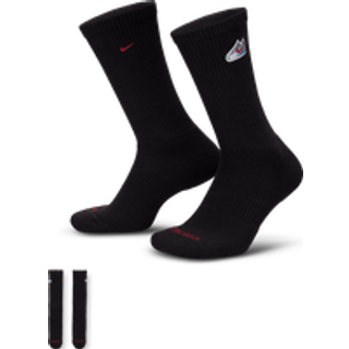 Polstrede Nike Everyday-crewstrømper (1 par) - sort - 38-42