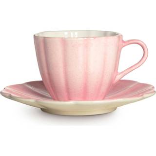 Mateus Oyster Kop Med Underkop 25 Cl Lys Rosa - Kaffekopper Keramik Light Pink - ELR260H