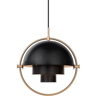Gubi Multi-lite Pendel 36 Cm Messing / Dæmpet Semimat - Loftslamper Stål Sort - 10014446