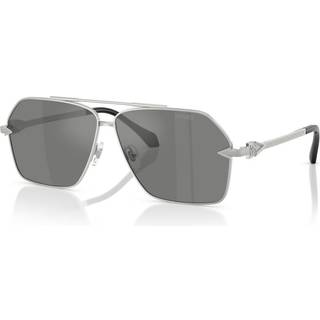 Versace Mand VE2284 10006G Solbriller Metal Sølv Grå Pilot Spejlet