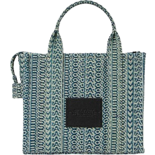 The Mini Tote Bag, Blå/Hvid