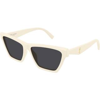 SAINT LAURENT Kvinde SL M103 007 Solbriller Acetat Elfenben Sort Cat Eye