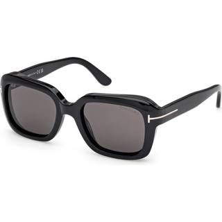 Tom Ford FT1283 NATALIA-02 01A 52 Solbriller Kvinder Black - Shiny Black - 52mm